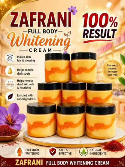 Whitening Zafrani Cream With Serum,250 g Jar,1 Pc