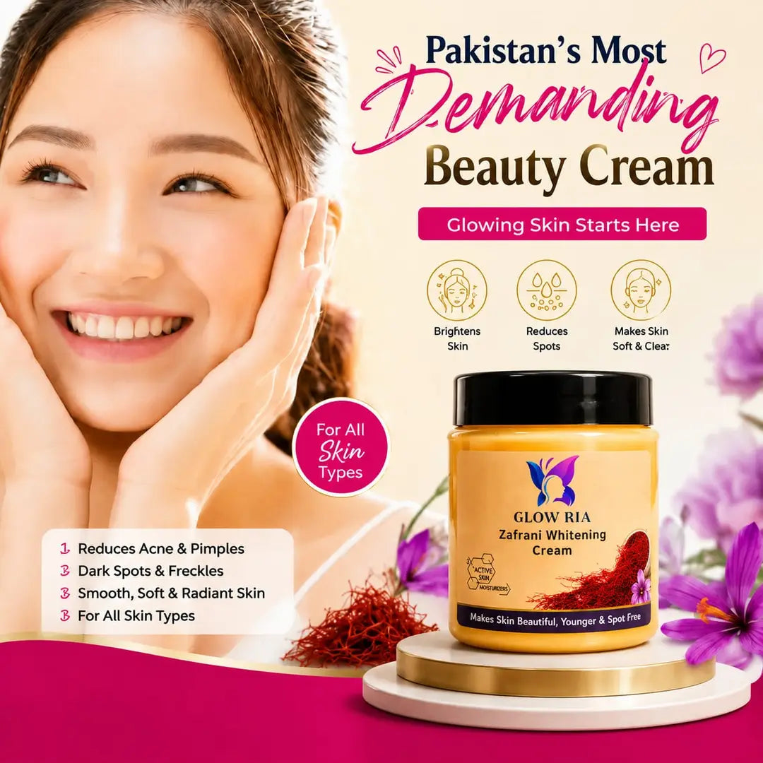 Whitening Zafrani Cream With Serum,250 g Jar,1 Pc