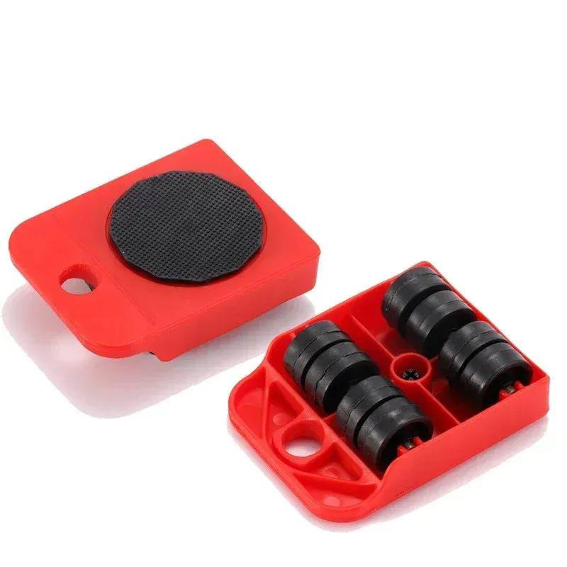 Stainless Steel Furniture Mover Red 5Pcs Set