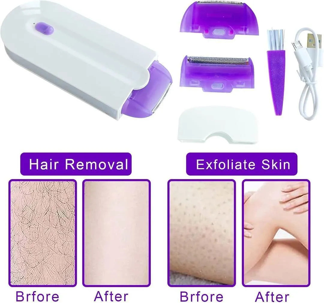 Rechargeable Women's Hair Shaver ABS Easy Clean