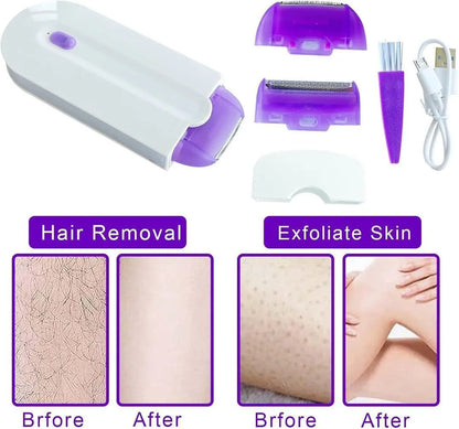 Rechargeable Women's Hair Shaver ABS Easy Clean