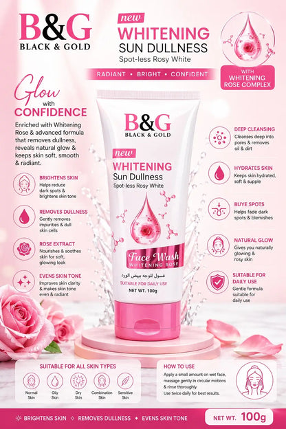 B&G Whitening Facewash 100 Ml