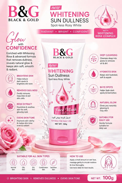B&G Whitening Facewash 100 Ml