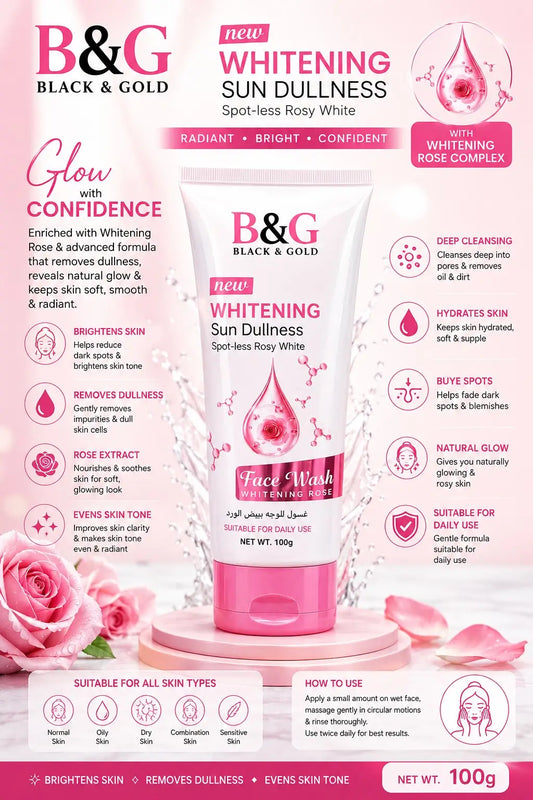 B&G Whitening Facewash 100 Ml