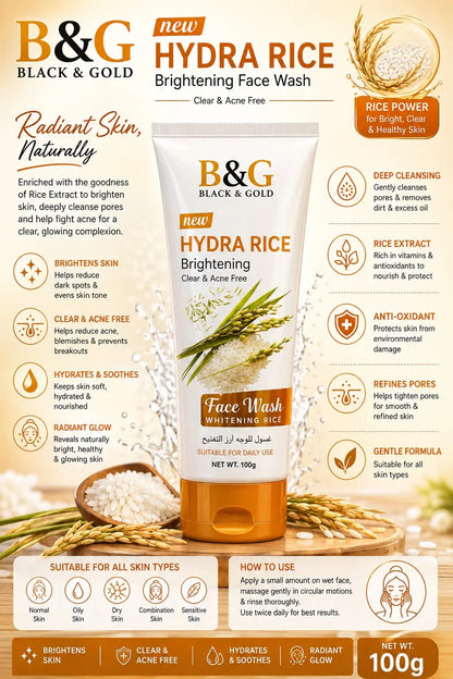 B&G Whitening Facewash 100 Ml