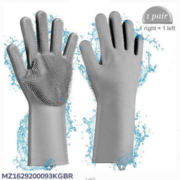 Silicone Dishwashing Gloves Right Left Pack