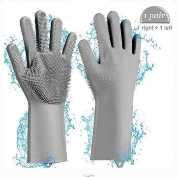 Silicone Dishwashing Gloves Right Left Pack