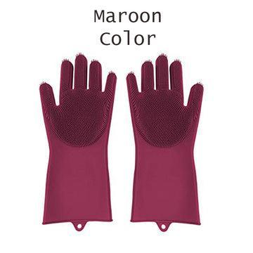 Silicone Dishwashing Gloves Right Left Pack
