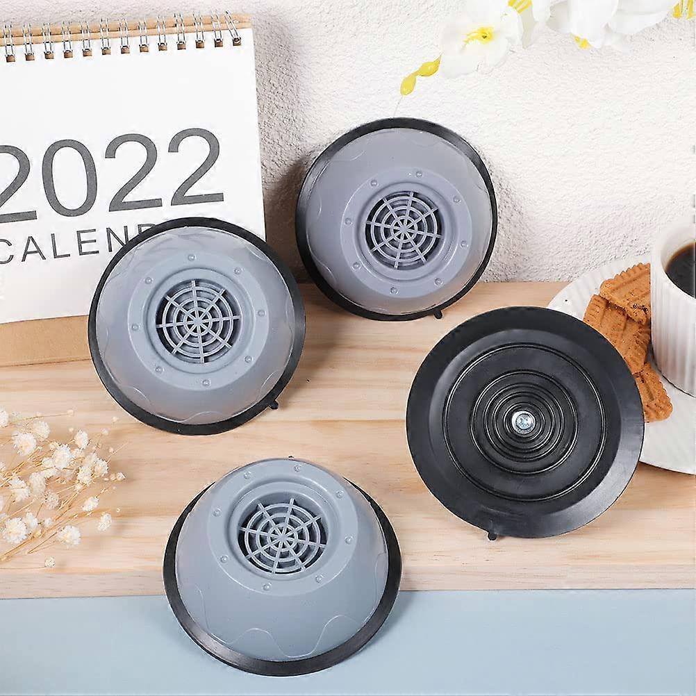 Washing Machine Stopper Gray Black Non-Slip Plastic