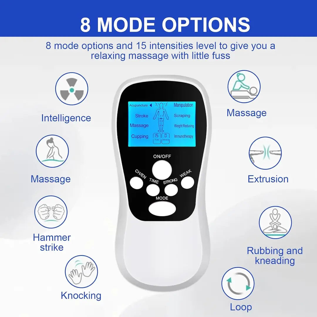 TENS Machine For Pain Relief Rechargeable Tens Electric Massager