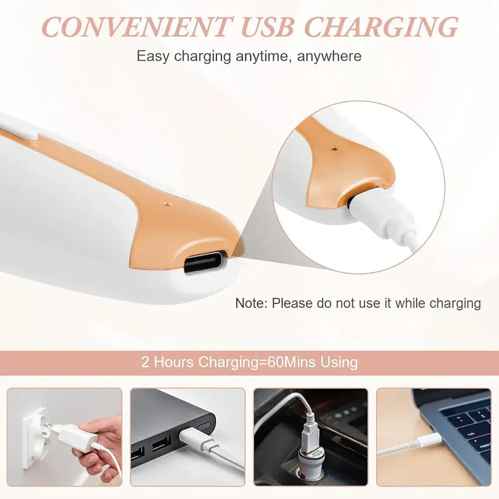 Rechargeable Women's Eyebrows & Facial Hair Trimmer