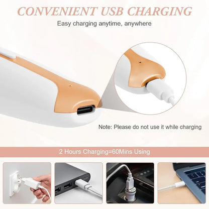 Rechargeable Women's Eyebrows & Facial Hair Trimmer