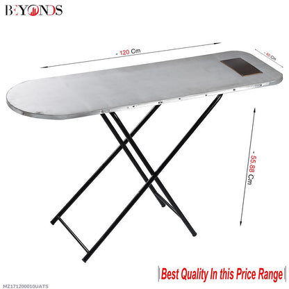 Stylish Black Ironing Table 120cm Heavy Duty