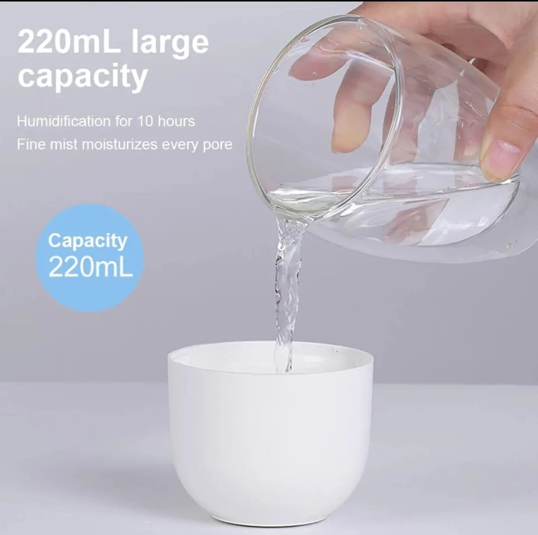 Mini Car Air Humidifier 220ml Auto Shut Off