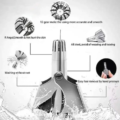 Stainless Steel Manual Nose Trimmer