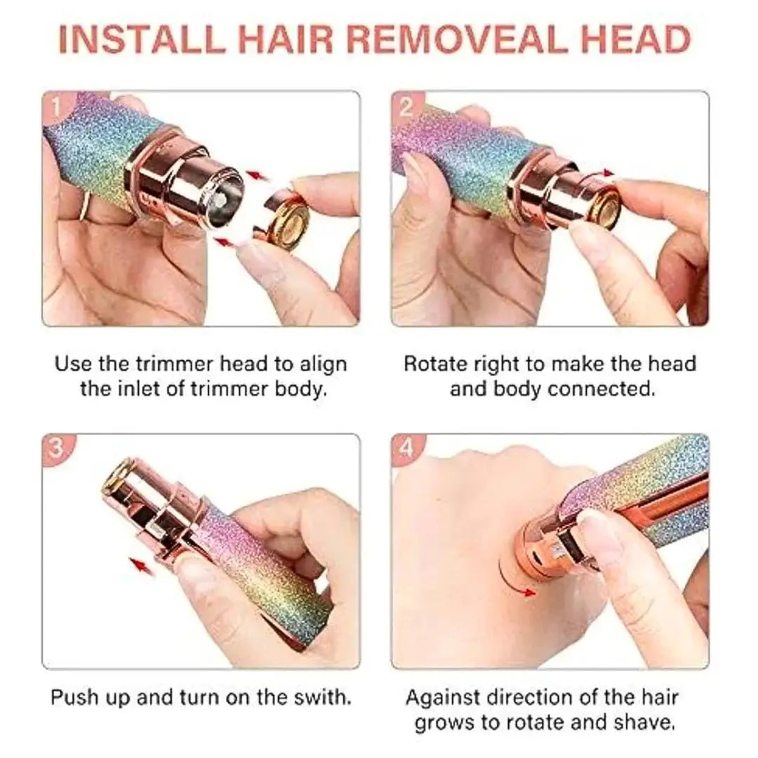 2 in 1 Rechargeable Facial Hair Remover