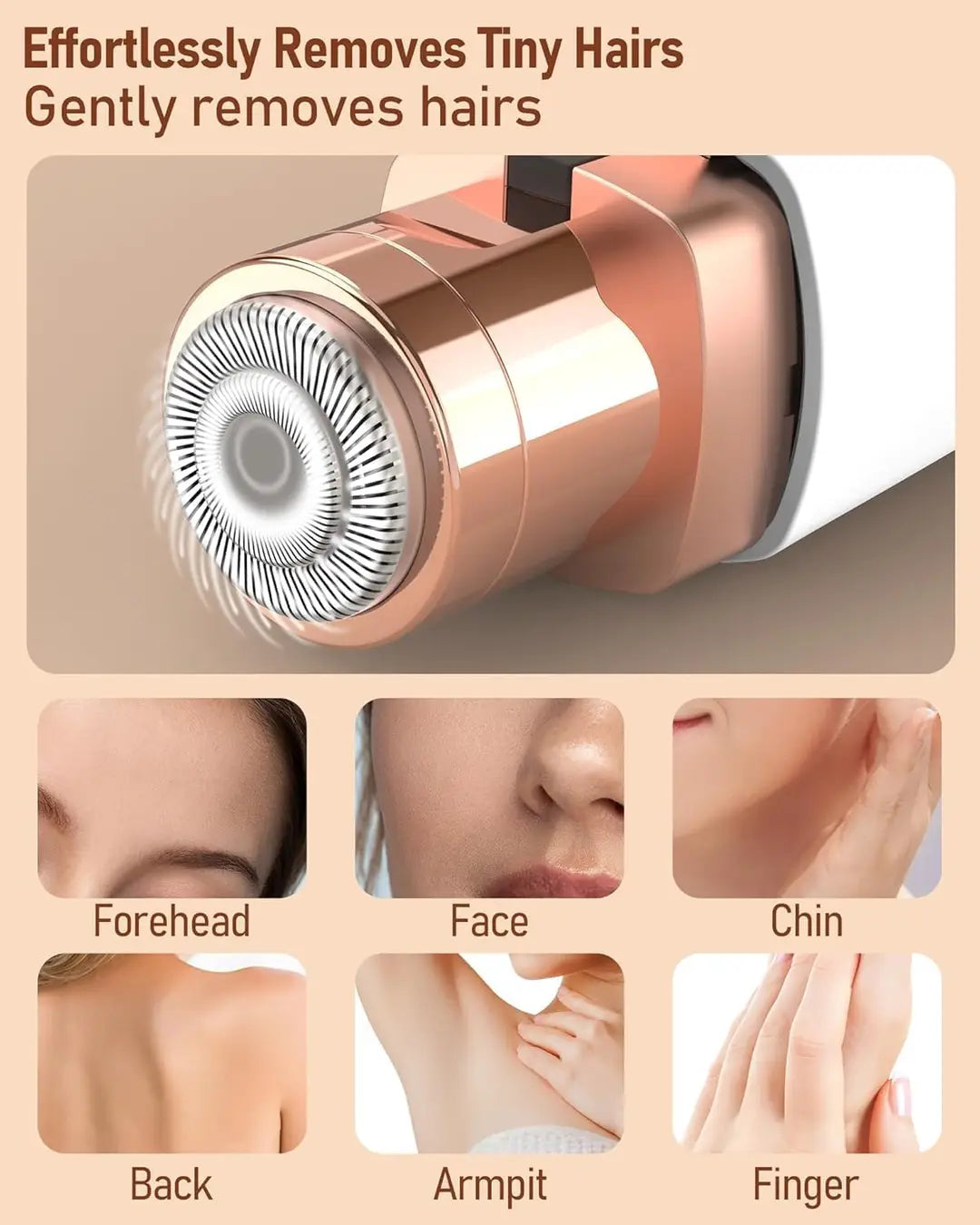 2 in 1 Rechargeable Facial Hair Remover