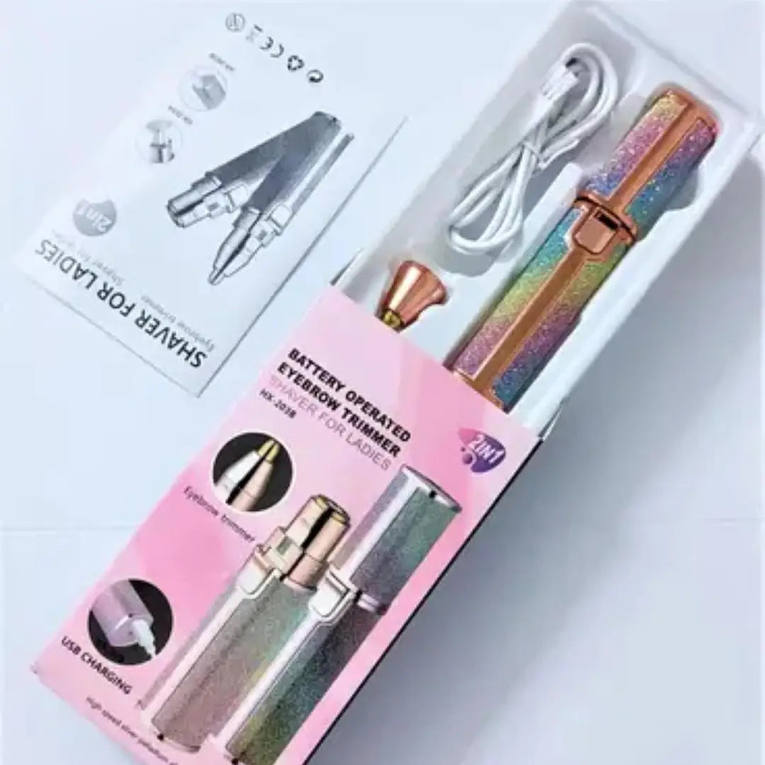 2 in 1 Rechargeable Facial Hair Remover