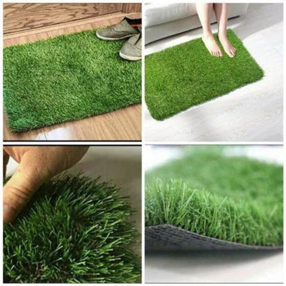 Green Grass Door Mat for Home Entrance
