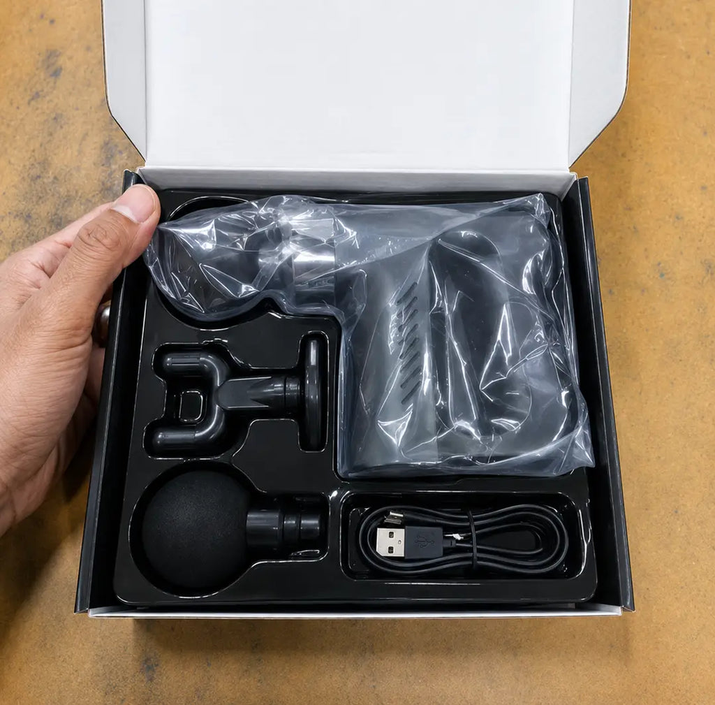 KH-740 Fascia Gun Portable Deep Tissue Massage Gun | Rechargeable Muscle Massager with Multiple Speed Levels