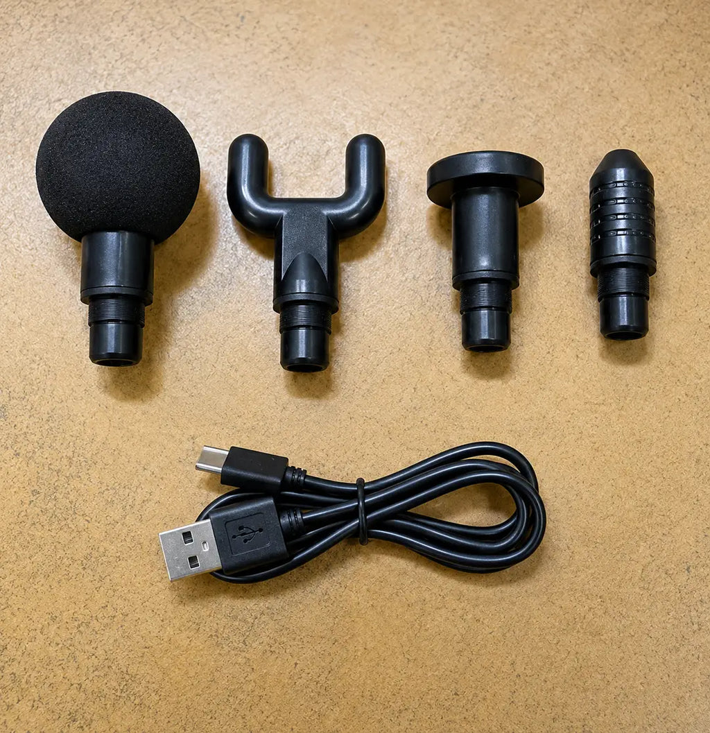 KH-740 Fascia Gun Portable Deep Tissue Massage Gun | Rechargeable Muscle Massager with Multiple Speed Levels