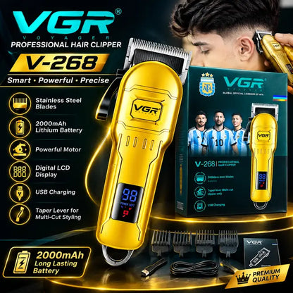 Comfortable Grip and Ergonomics Design Men's Hair Trimmer 5