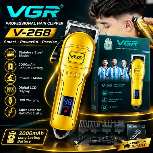 Comfortable Grip and Ergonomics Design Men's Hair Trimmer 5