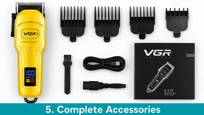 Comfortable Grip and Ergonomics Design Men's Hair Trimmer 5