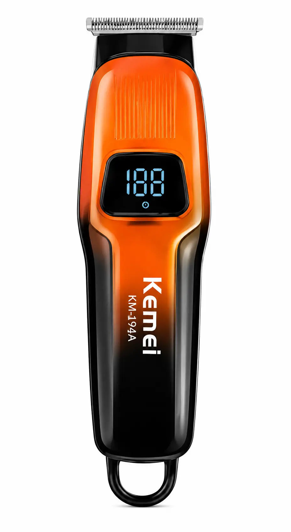Kemei KM-519A Professional Hair Clipper – LCD Digital Display, 1200mAh Rechargeable Battery, USB Charging & Precision Blade
