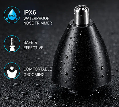 VGR V-949 Professional Hair & Nose Trimmer Set – 1200mAh Lithium Battery, Stainless Steel Blades, IPX6 Waterproof