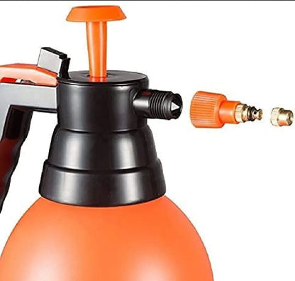 Orange Spray Bottle with Adjustable Handle