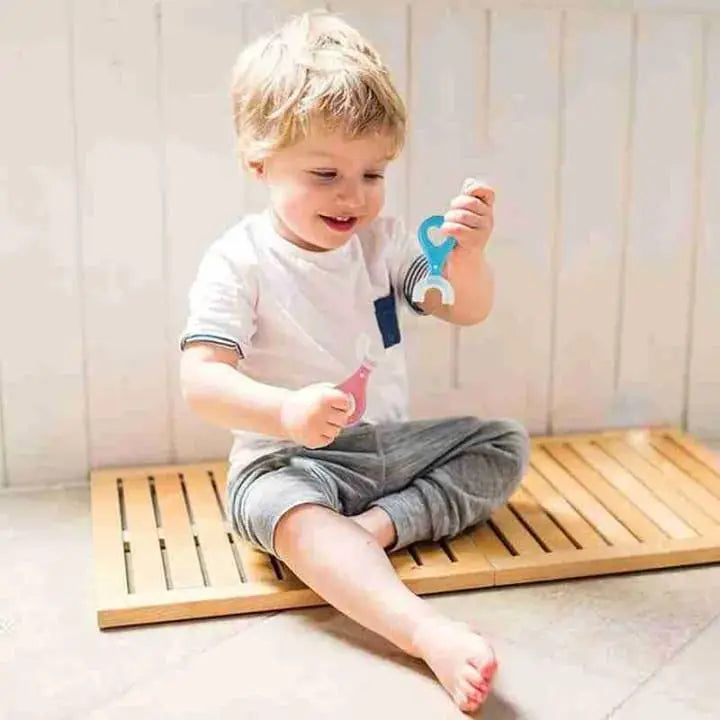 Easy-Grip U-Shaped Silicone Kids Toothbrush for Deep Cleaning (2-12 Years)