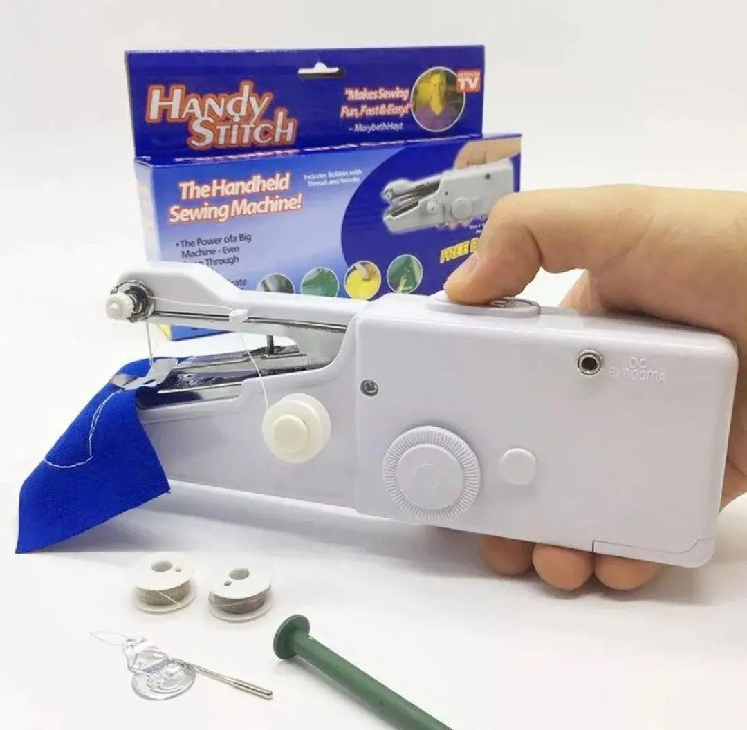 Handy Stitch Sewing Machine Blue ABS Plastic 6x4x2"