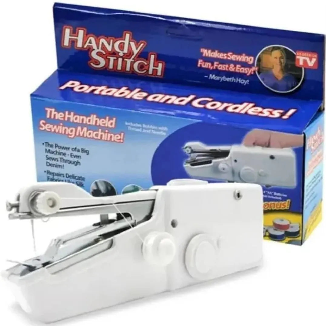 Handy Stitch Sewing Machine Blue ABS Plastic 6x4x2"